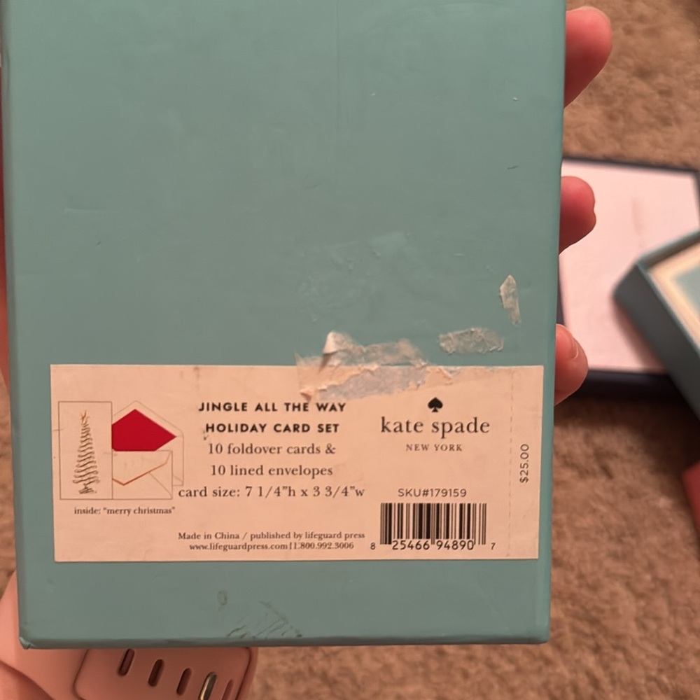 Kate Spade holiday card set - Picture 2 of 2